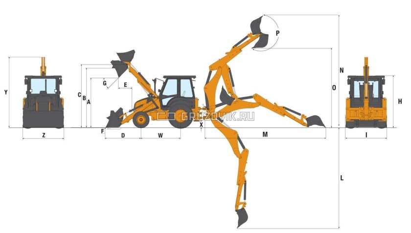 Экскаватор-погрузчик Case 580st