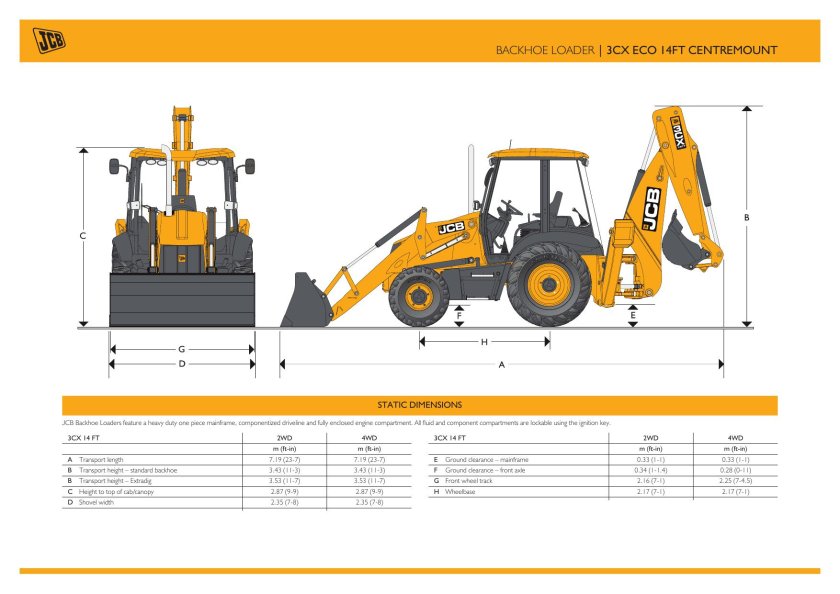 Трактор JCB 3 СХ
