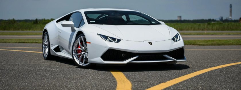 Ламборджини Хуракан белая