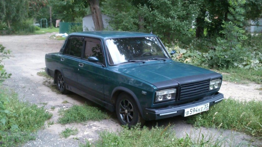 Ваз 2107 тёмно зелёная