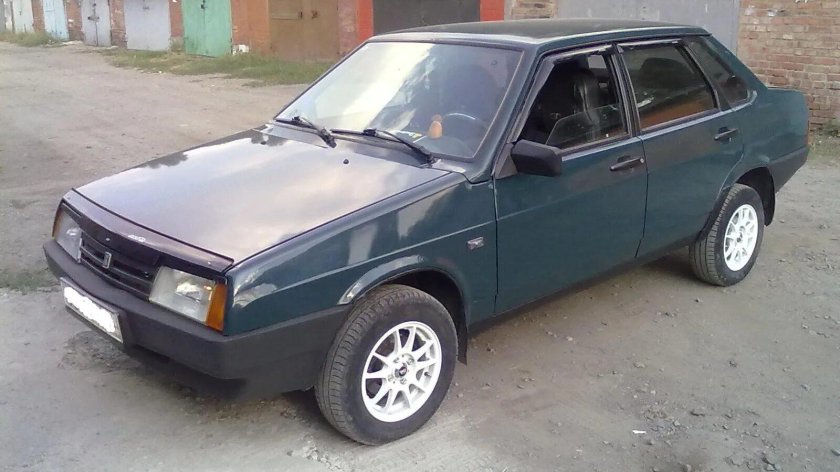 Ваз 21099 темно зеленый металлик