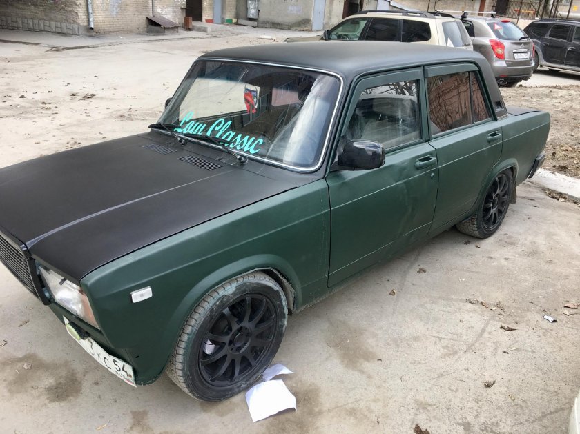 ВАЗ 2107 Раптор зеленый
