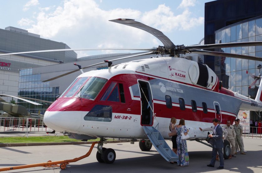 Вертолеты ми-38 с двигателями тв7-117в