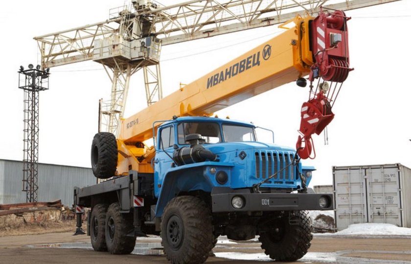 Урал кран 16 тонн Ивановец