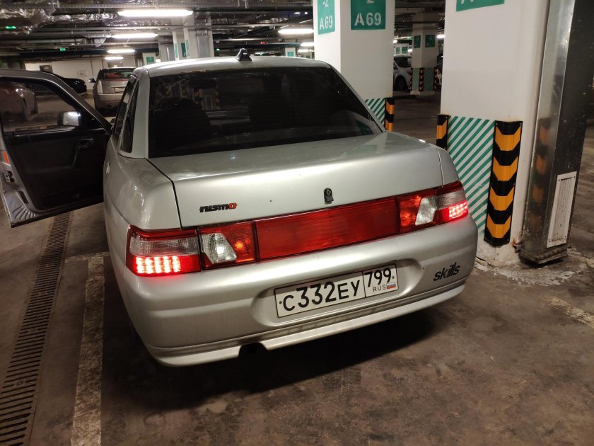 Диодные клюшки на ВАЗ 2110