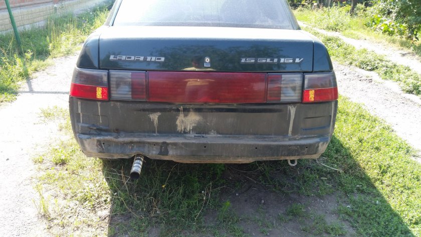 ВАЗ 2112 без заднего бампера