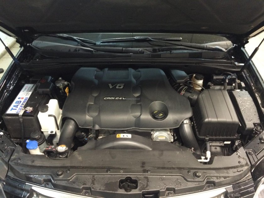 Подкапотное пространство Киа Мохав