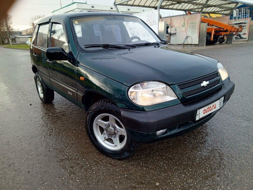 Шевроле нива 2007 цвет зеленый