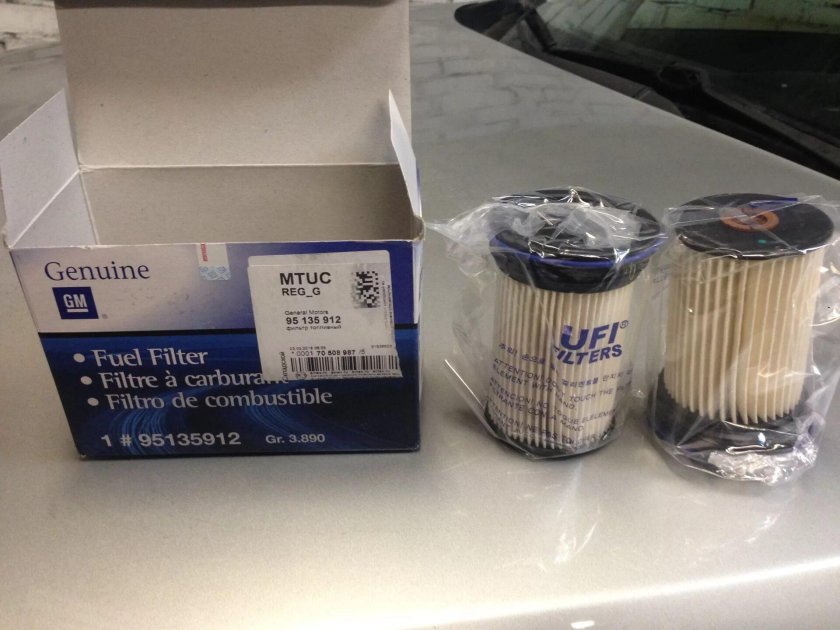 Топливный фильтр Каптива 2.2 дизель