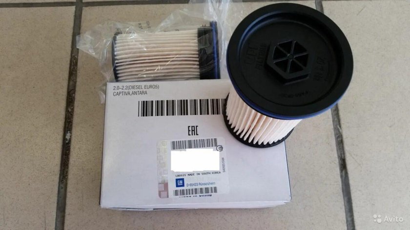 Топливный фильтр Каптива 2.2 дизель