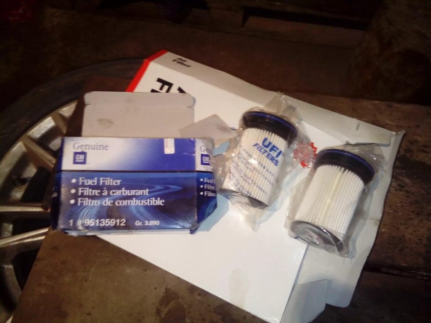 Фильтр топливный chevrolet captiva