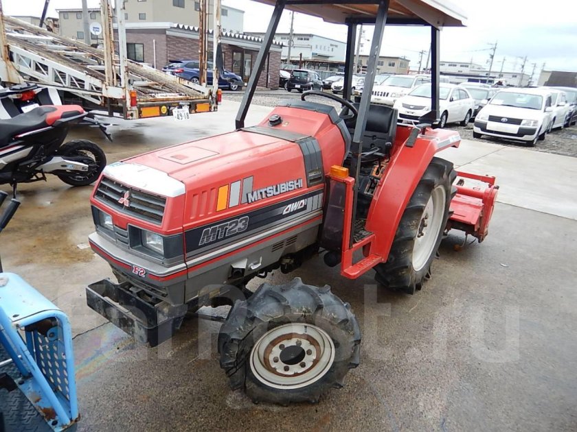 Трактор японский минитрактор мицубиси