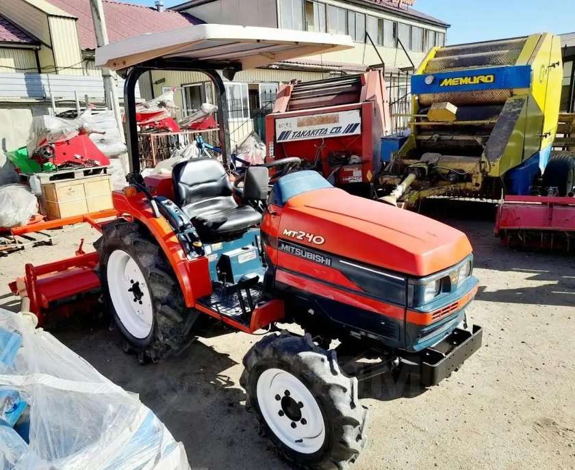 Трактор японский минитрактор мицубиси