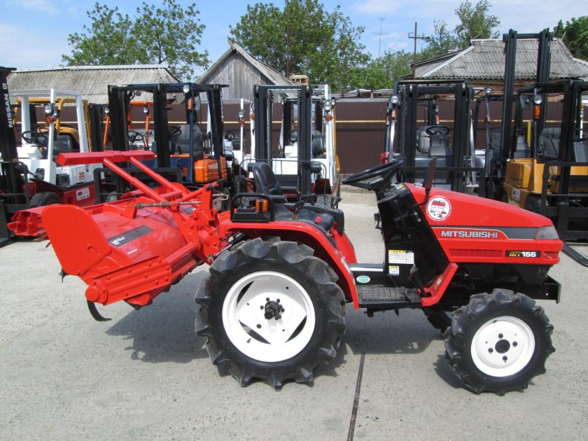 Трактор японский минитрактор Мицубиси