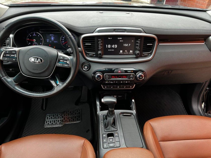 Киа Соренто Прайм 2019 салон