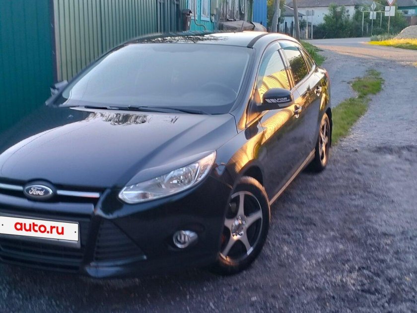 Форд фокус 3 седан черный