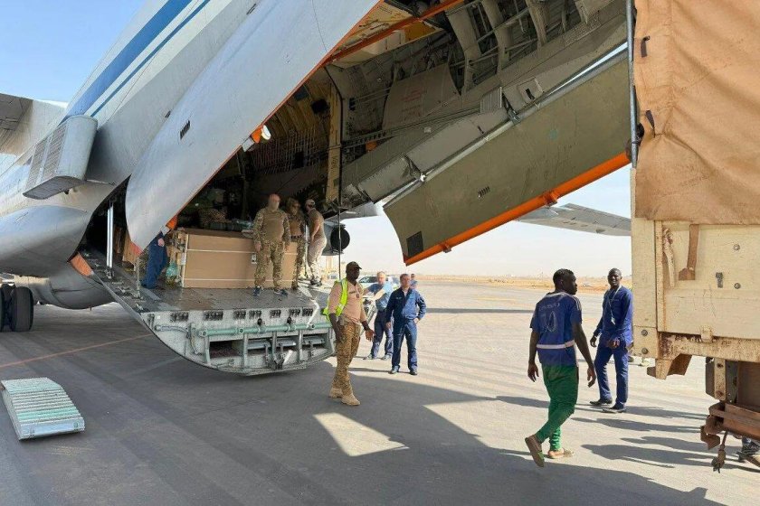 Русские военные в африке