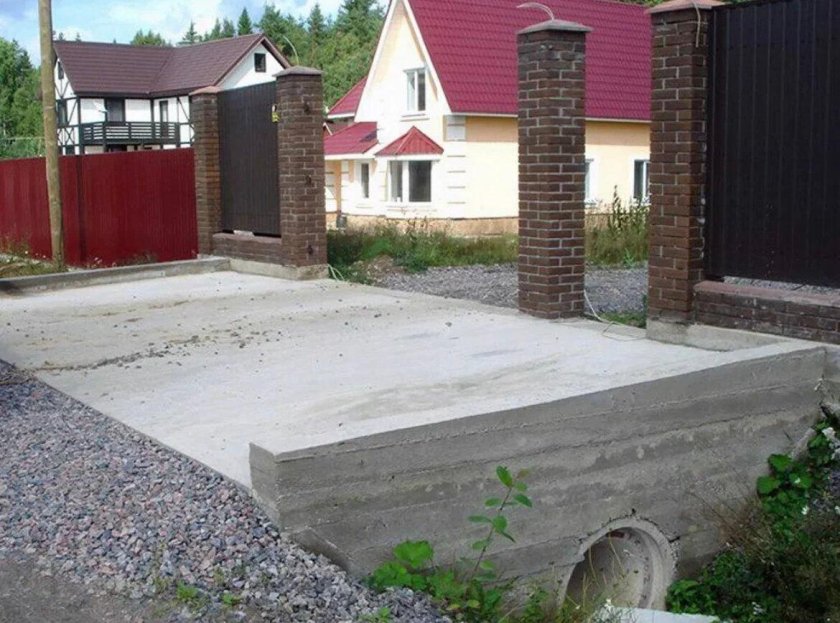 Въезд на участок