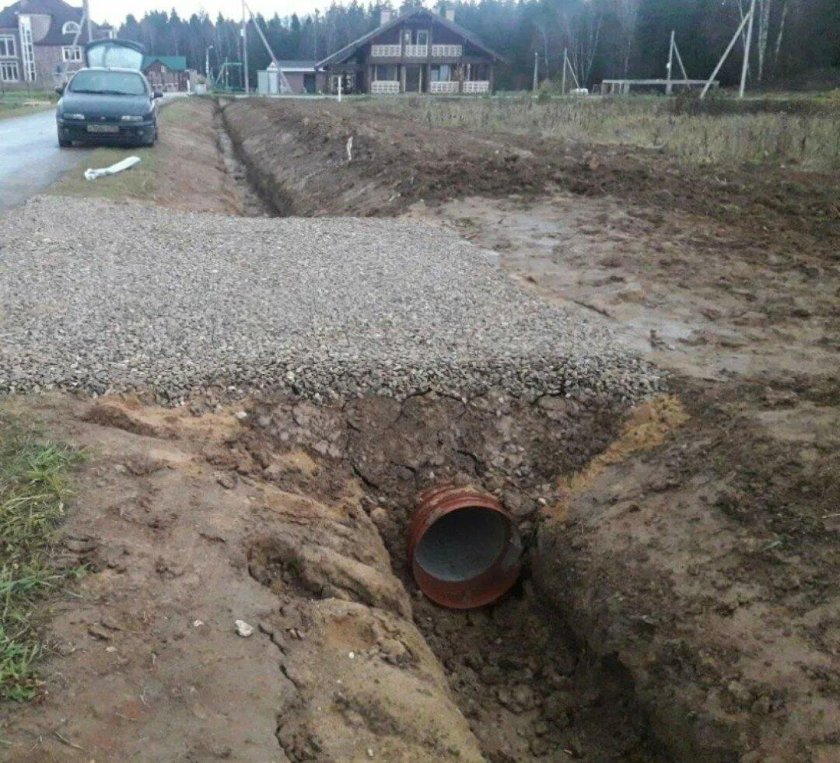 Труба дренажная 110 в геотекстиле