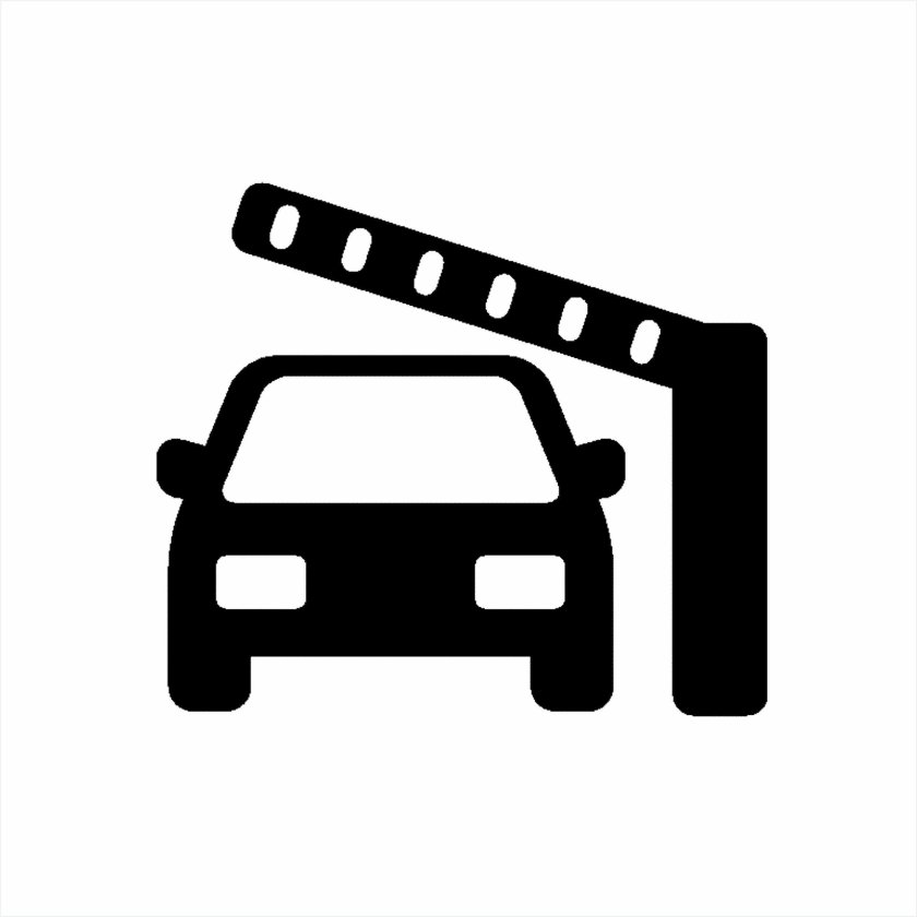 Шлагбаум иконка