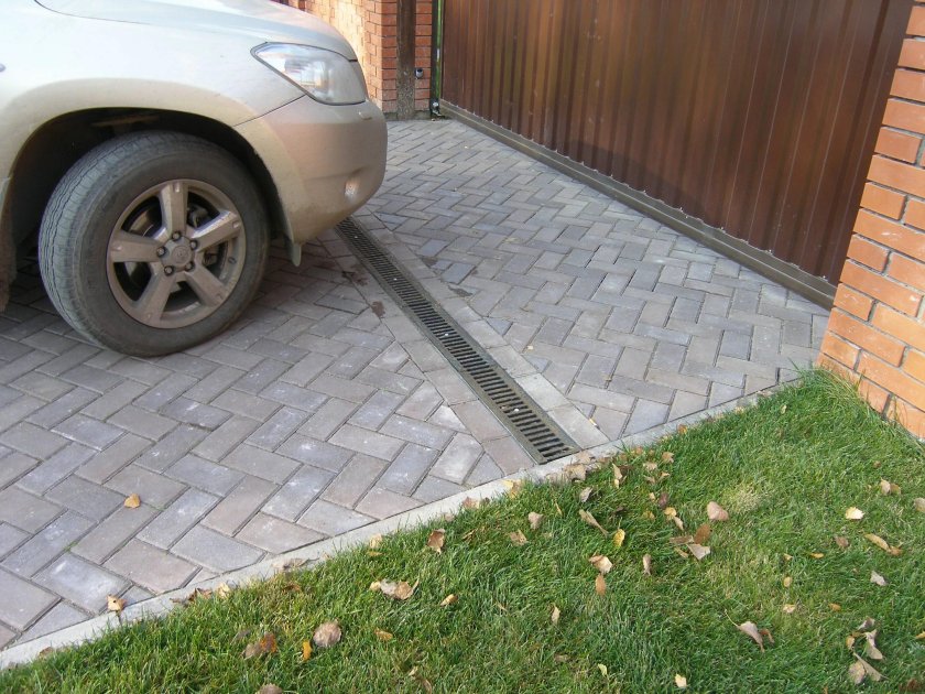 Ливнёвка для тротуарной плитки