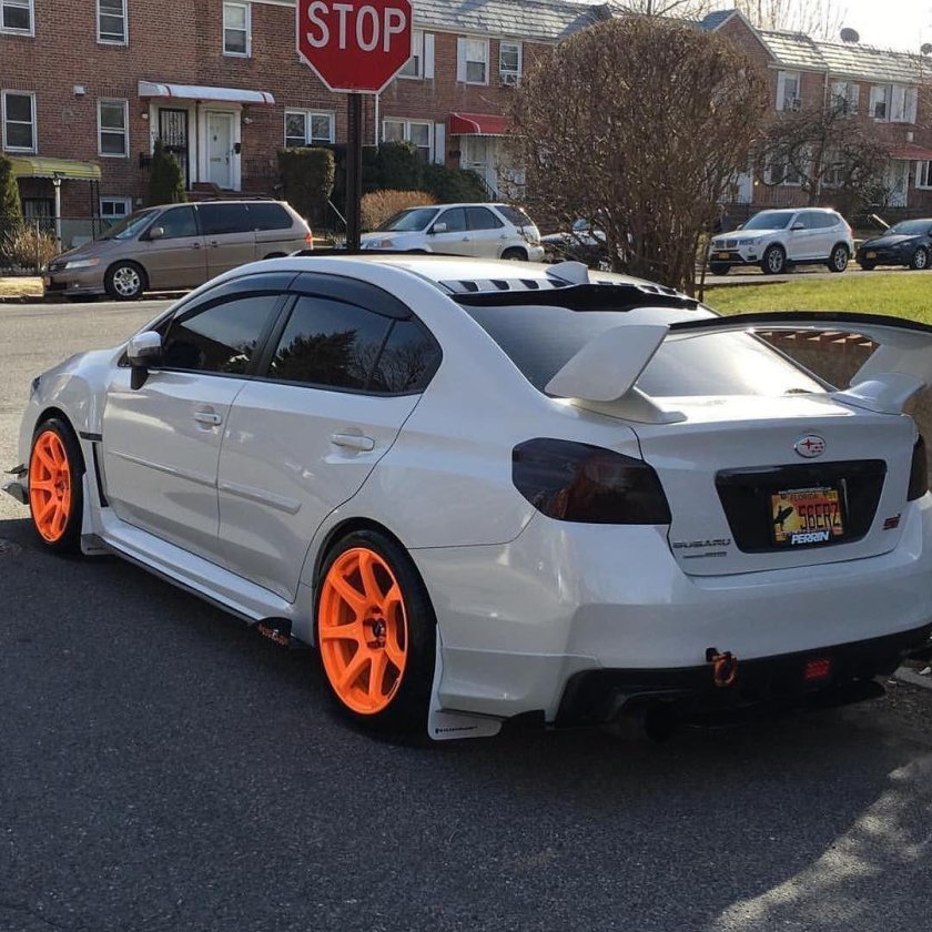 Subaru Impreza WRX STI stance