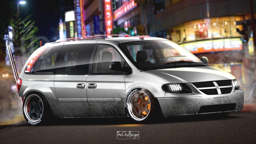 Dodge Caravan stance