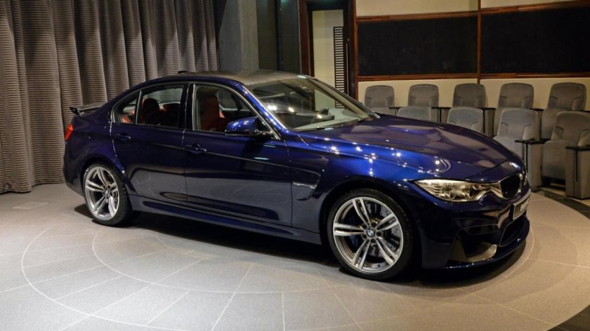 BMW m3 Tanzanite Blue