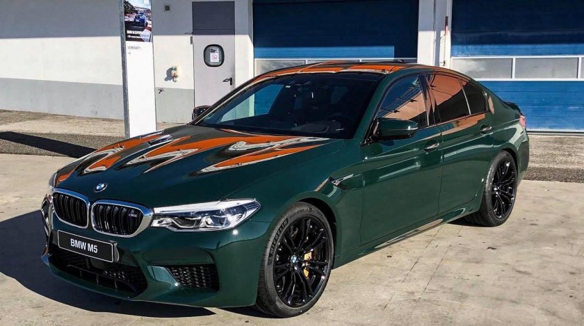 BMW m5 f90 Изумрудная