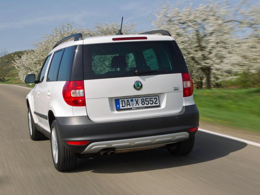 Шкода Йети габариты