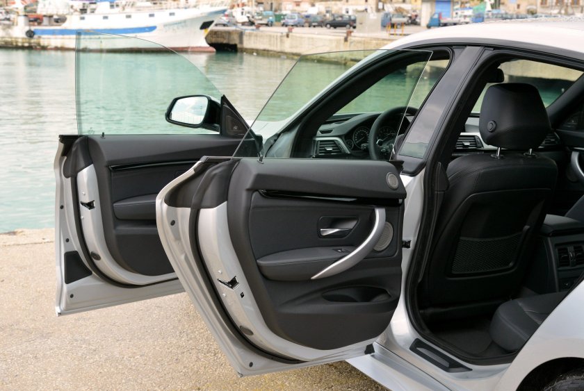 БМВ 3 gt безрамочные двери