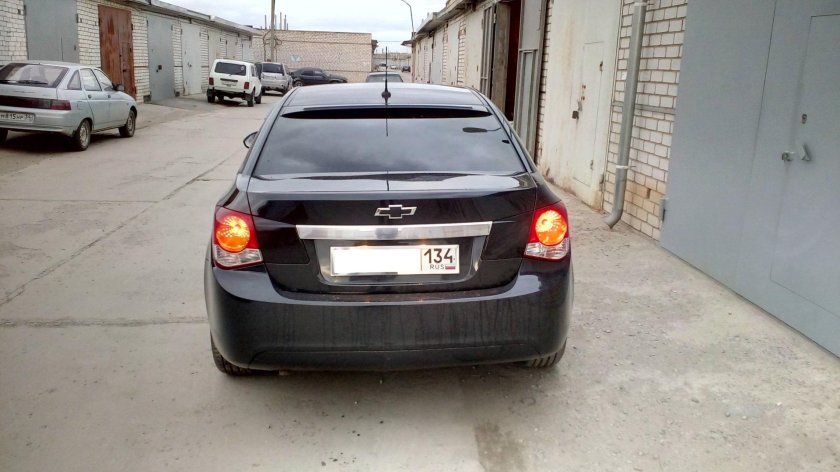 Тонированные задние фонари Шевроле Круз