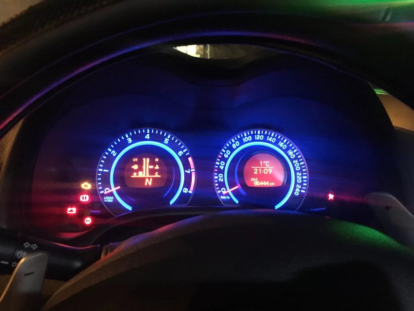 Приборная панель тойота королла 150