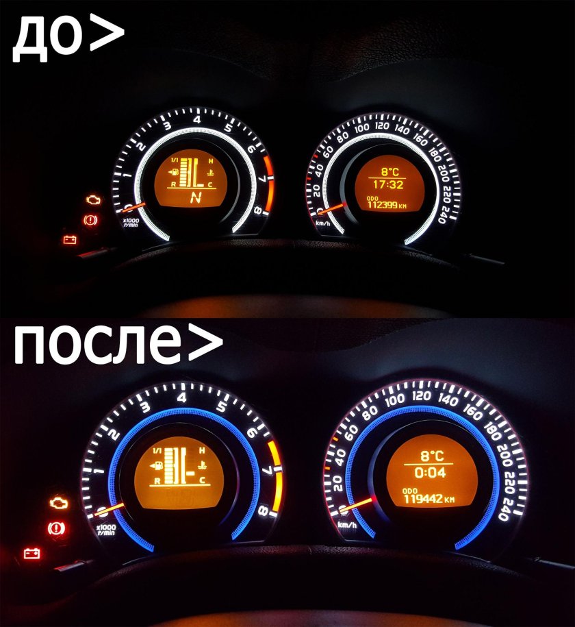 Панель приборов Тойота Королла е150 Пересвет