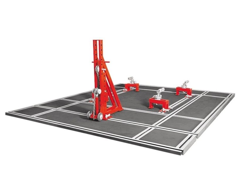 Кузовной стапель напольный Siver h-110