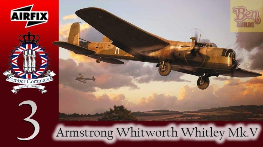 Armstrong Whitworth Whitley модель 1/72