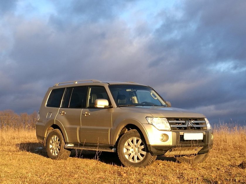 Митсубиси Паджеро 2008 золотистый