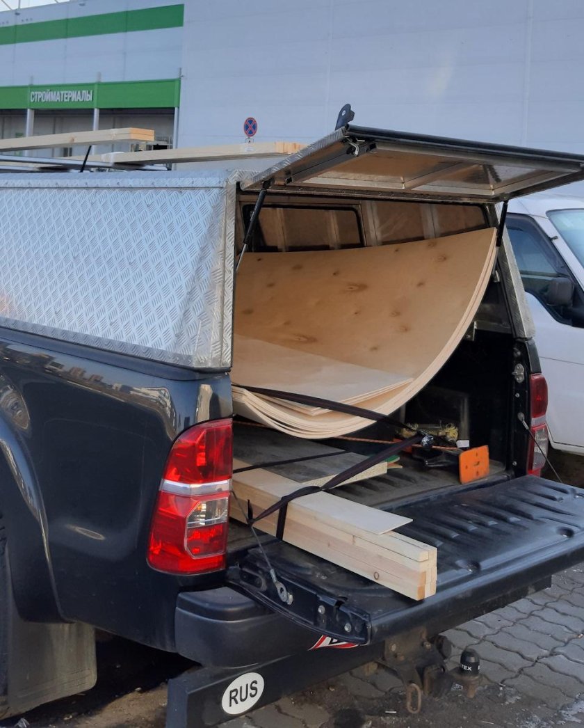 Жилой модуль для пикапа Тойота Хайлюкс