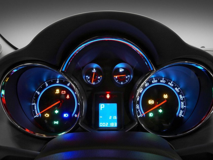 Шевроле круз панель приборов