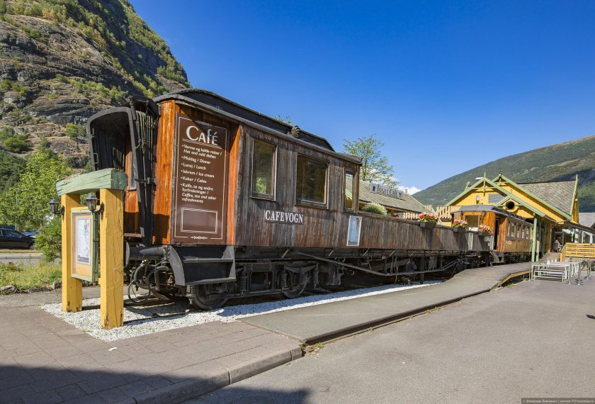 Фломская железная дорога Норвегия