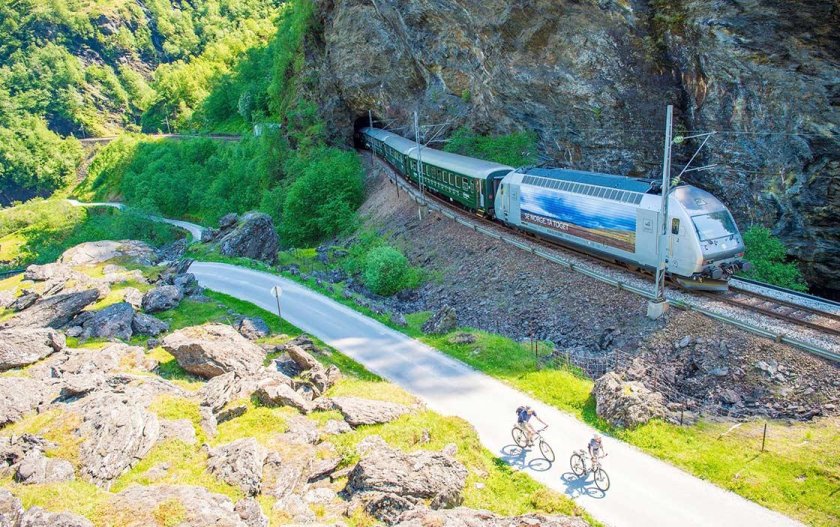 Фломская железная дорога Норвегия