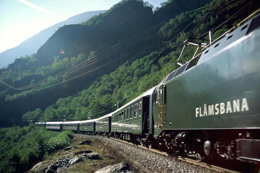 Фломская железная дорога Норвегия
