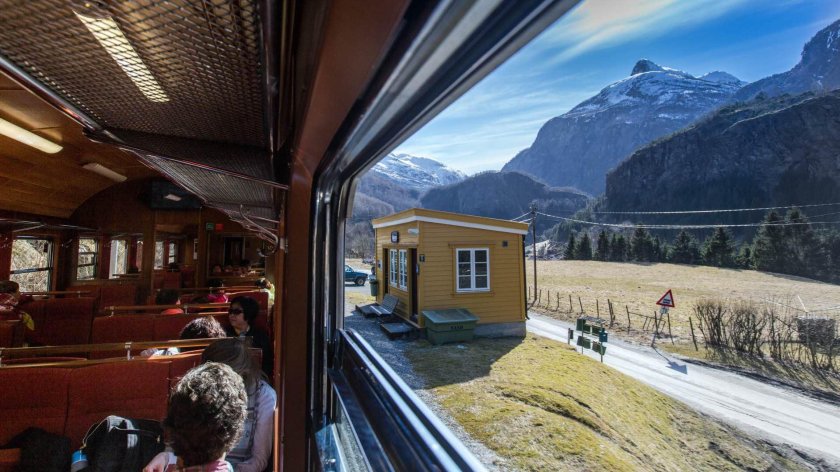 Фломская железная дорога Норвегия