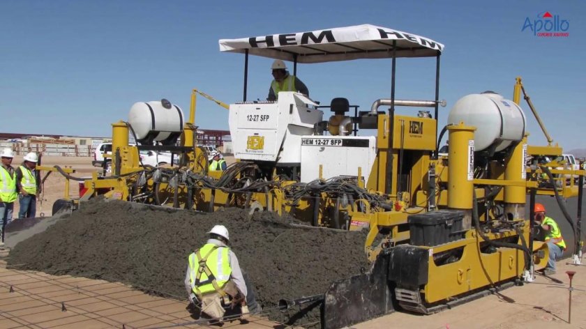 Ленточный бетоноукладчик