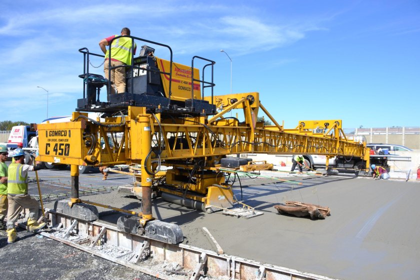 Укладка бетона