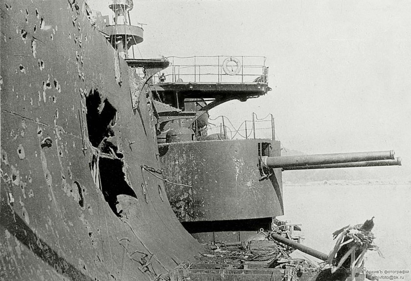 Броненосец Орел после Цусимского