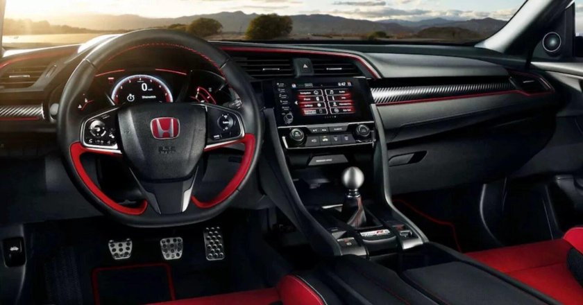 Honda Civic Type r 2022 салон