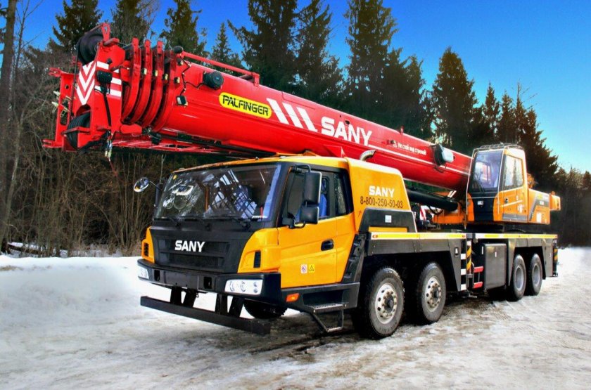 Автокран sany stc500