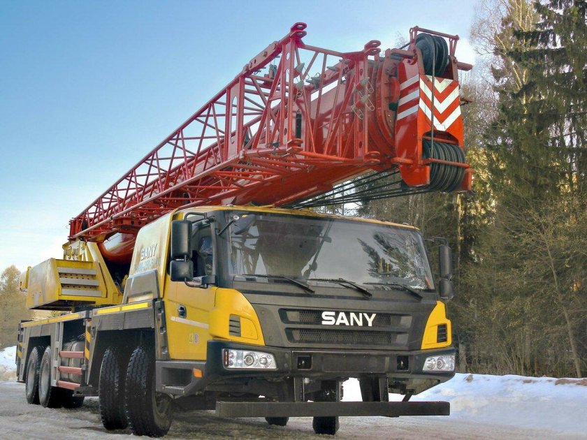 Автокран sany stc500