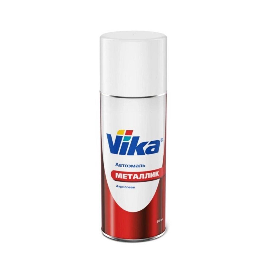 Vika базисная эмаль металлик красная